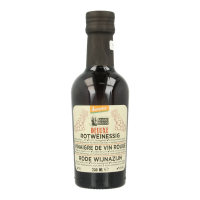 Deluxe rode wijnazijn bio 250 Milliliter