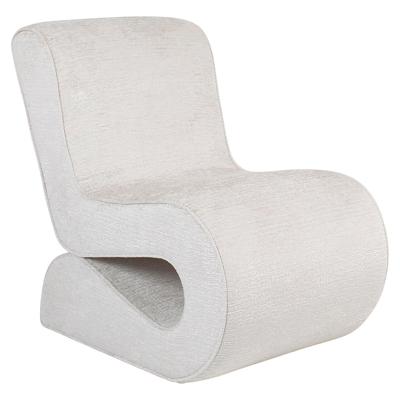 Richmond Fauteuil 'Frankie' Chenille, kleur Crème Richmond Fauteuil 'Frankie' Chenille, kleur Crème