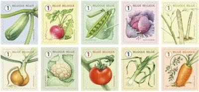 Postzegel belgie waarde 1 zelfklevend 5x10 stuks