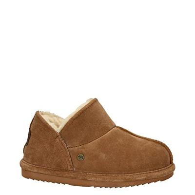 Warmbat Willow Suede Pantoffel Kinderen Cognac 30 - thumbnail