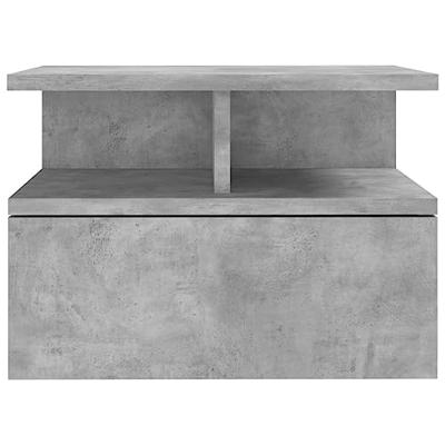 Nachtkastjes 2 st 40x31x27 cm bewerkt hout betongrijs