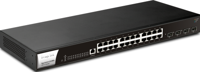 Draytek VigorSwitch G2280x Managed Gigabit Ethernet (10/100/1000) 1U Zwart, Staal - thumbnail