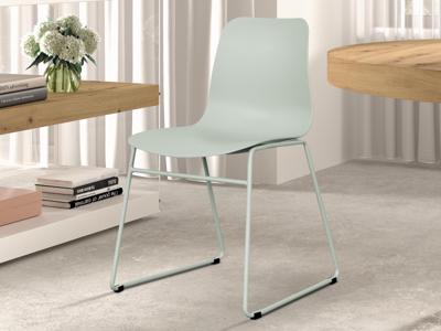 Stoel POLLY grijs/groen Stoel POLLY grijs/groen