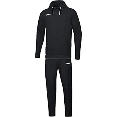 JAKO M9465K Joggingpak Base Met Hoody Kids - Zwart - 140 JAKO M9465K Joggingpak Base Met Hoody Kids - Zwart - 140