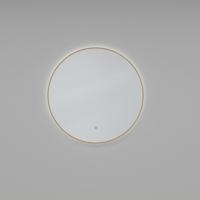 Wiesbaden Novi Ronde Dimbare LED Badkamerspiegel 100cm - Geborsteld Messing - thumbnail