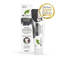 Dr Organic Activated Charcoal Extra Whitening Toothpaste - thumbnail