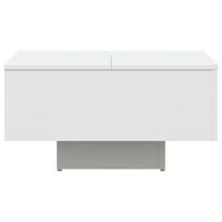 Salontafel 60x60x31,5 cm spaanplaat wit - thumbnail