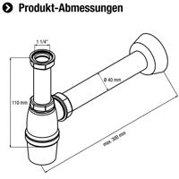 Cornat Flessifon Kunststof 1 1/4 X40Mm (S) - T3174061R - thumbnail