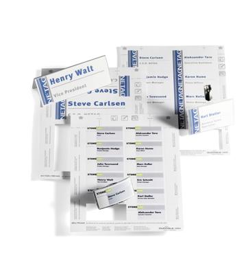 Durable Badgemaker insteekkaartjes ft 54 x 90 mm (voor badges 8004, 8012, 8101, 8111, 8117, 8604 en 86...