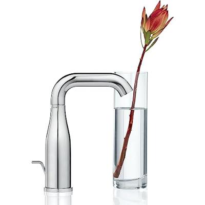 GROHE Essence New Wastafelkraan Opbouw - uitloop 11.4cm - M-size - hoge draaibare uitloop - waste - chroom 23462001 - thumbnail