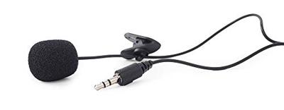 Clip-on microfoon, 3.5 mm, zwart Clip-on microfoon, 3.5 mm, zwart
