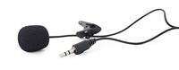 Clip-on microfoon, 3.5 mm, zwart - thumbnail