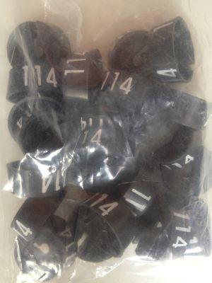 MB zwart/wit 114 voor op kledinghanger