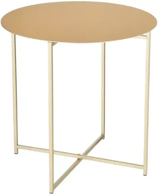 Mica Decorations bijzettafel metaal mikki 45x45cm goud