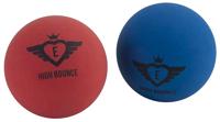 Angel Sports High Bounce ballen 6 cm blauw/rood 2 stuks - thumbnail
