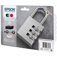 Epson Inktcartridge T3586, 35 Origineel Combipack Zwart, Cyaan, Magenta, Geel C13T35864010 - thumbnail