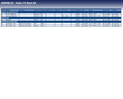 Aandrijfashoes ADM58125