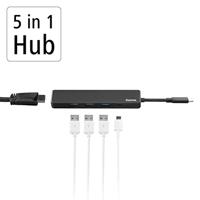 Hama USB-C dockingstation Geschikt voor merk (dockingstation): Universeel Incl. laadfunctie, USB-C Power Delivery - thumbnail