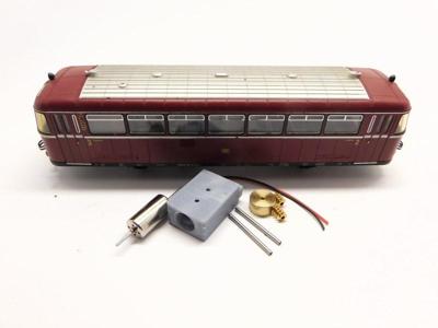 micromotor HF015C ombouwset voor Fleischmann H0 VT 95, BR 795