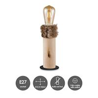 Light depot - tafellamp Furdy large - hout - Outlet - thumbnail