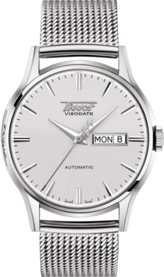 Horlogeband Tissot VISODATE / T0194301103101 / T605040777 Mesh/Milanees Staal 20mm