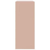 Hoge kast 67x39x95 cm staal roze - thumbnail