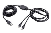Kabel USB naar micro-USB Trust GXT 222 Zwart - thumbnail