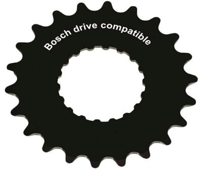 Stronglight motortandwiel mot.sprocket 22t.,black