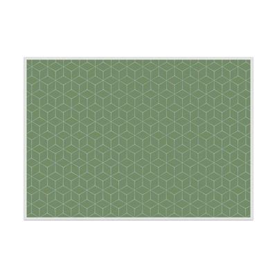 Placemat IEZZY hexagon groen 6 stuks
