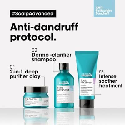 L&apos;Oréal Professional Scalp Advanced Anti-Dandruff Dermo-Clarifier Shampoo (voor een hoofdhuid met roos/schilfers)