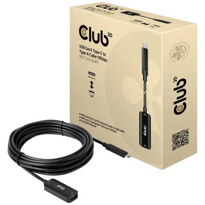 CLUB3D USB Gen2 Type-C to Type-A Cable 10Gbps M/V 5m