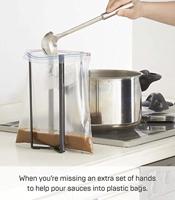 YAMAZAKI - Tower - Droogrek voor drinkflessen zwart - thumbnail