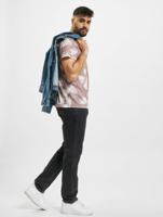 JACK & JONES PREMIUM T-shirt Baker met bladprint oudroze - thumbnail