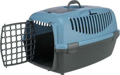TRIXIE REISMAND CAPRI DONKERGRIJS / PASTELBLAUW 40X38X61 CM
