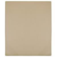 VidaXL Hoeslaken jersey 160x200 cm katoen taupe - thumbnail