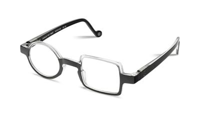 Leesbril Aptica Yessi-Zwart-+1.00