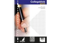 Collegeblok A4 ruit 10mm 23r 5 stuks - thumbnail