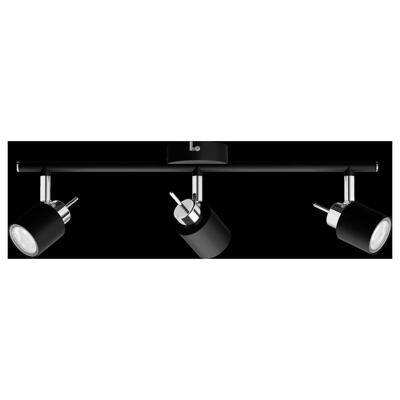 Philips Zwarte plafondspotMeranti 3x GU10 - 46541100