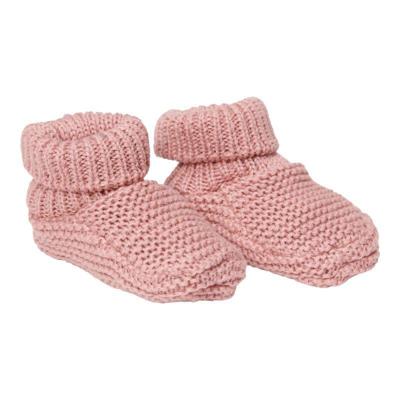 OUTLET Little Dutch gebreide babyslofjes Vintage Pink-1 (0-6 mnd)