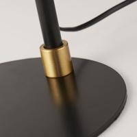 Searchlight Zwarte tafellampKnox Ø 25cm - EU20224-1GO - thumbnail