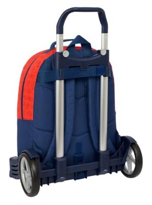 Schoolrugzak met Wielen Super Mario Trick Rood Donkerblauw 32 x 42 x 15 cm