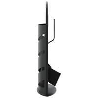 5-delige Haardset 23x15x66 cm staal - thumbnail