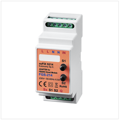 euFIX S214 voor FGS-214 Fibaro Smart module euFIX S214 voor FGS-214 Fibaro Smart module