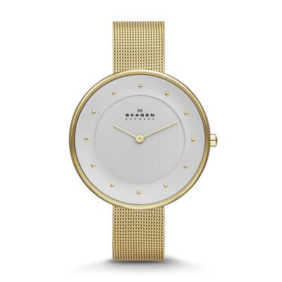Skagen horlogeband SKW2141 / 254XXXX Staal Doublé 14mm Skagen horlogeband SKW2141 / 254XXXX Staal Doublé 14mm