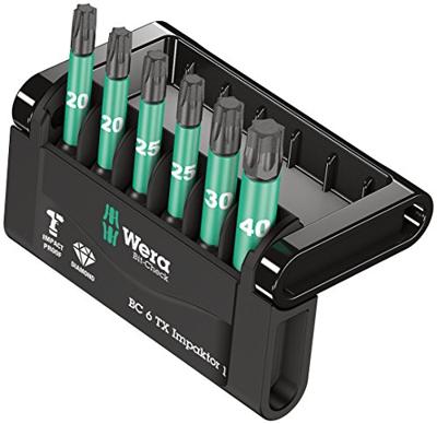 Wera Mini-Check Impaktor 2 05057693001 Bitset 6-delig Binnen-Torx Impactor technologie Wera Mini-Check Impaktor 2 05057693001 Bitset 6-delig Binnen-Torx Impactor technologie