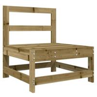 Middenbank met kussens geïmpregneerd grenenhout - thumbnail