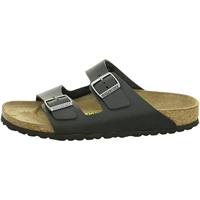 BIRKENSTOCK - Arizona slippers zwart Nubuck Unisex - thumbnail