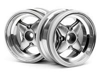 Mx60 4 spoke wheel matte chrome (3mm offset) - thumbnail