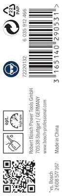 Bosch Accessoires Metaalboren HSS-G, Standard 2,5 x 30 x 57 mm 10st - 2608595053 Bosch Accessoires Metaalboren HSS-G, Standard 2,5 x 30 x 57 mm 10st - 2608595053