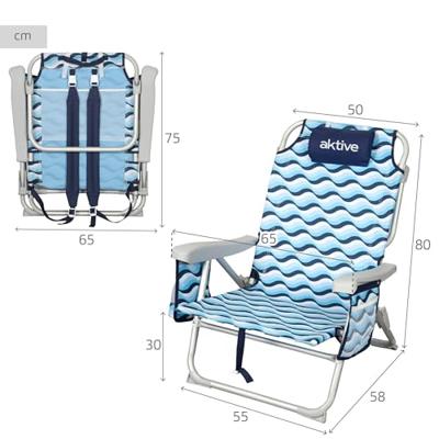 Strandstoel Colorbaby 64 x 63 x 28 cm